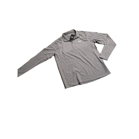 Under Amour Gray 1/4 Zip Pullover Loose Athletic Top NWT Women’s Size XL - Picture 1 of 6
